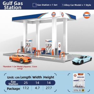 CAIPO | Assembleable Gas Station Set With Fuel Pump Simulation Model