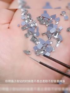 Nail tool Rhinestone wax pen special small diamond jewelry sticky pen美甲专用蜡点钻笔点钻蜡笔神器