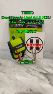 kunci set sepeda 6 pcs TEKIRO bike toolkit set kunci l bintang set tekiro KunciSepeda6pcsWR-BK0317