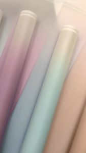 ISI 20 LEMBAR Kertas Buket Bunga Flower Wrapping Flower Paper CELLOPHANE GRADASI WARNA Florist Wisuda Wedding Graduation KB6044