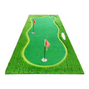 GP | Indoor Outdoor Putting Practice Golf Green Simulator Home Office Set