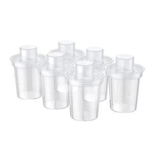 Pack of 6pcs Baby Food Container Clear Infants Formula Dispensers Storage Box Newborns Feeding Snack Organizers Case