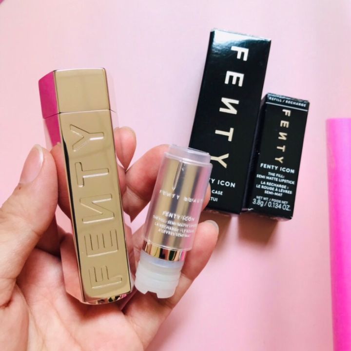 Son lì Fenty Beauty FENTY ICON THE FILL SEMIMATTE REFILLABLE LIPSTICK