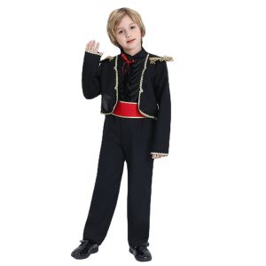 Fast Shipment Boys Spanish Bullfighter Flamenco Exotic Cosplay Costumes Children's Day Performance Costumes