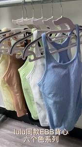 Áo Ba Lỗ Thể Thao Nữ Ôm Sát Có Mút Ngực Tích Hợp Chất Liệu Nylon Thoáng Khí Nhanh Khô Thích Hợp Cho Chạy Bộ Và Yoga