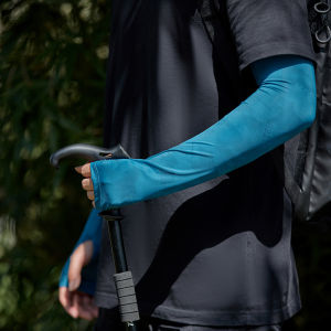 MiiOW | เสื้อแขนกุดกันแดด UPF50+ สำหรับผู้ชาย ฤดูร้อน กลางแจ้ง ผ้าไหมน้ำแข็ง ความเย็นทันที กันแดด กันรังสียูวี แขนยาว ฤดูใบไม้ผลิ ฤดูร้อน