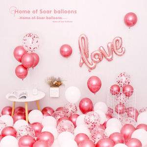 Thickened Metal Sequin Balloons Birthday Proposal Wedding Celebration Room Decoration Party Theme Opening Event Scenarios Setup