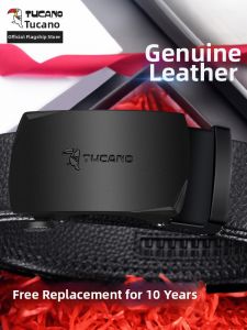 TUCANO | Genuine Leather Mens Automatic Buckle Business Belt