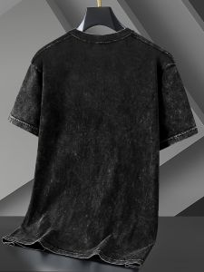 Bandai | Anime One Piece Doflamingo Men 2025 New Summer Washed T-shirt Harajuku Retro Street Oversized Women Casual Short-sleeved Top Y2K
