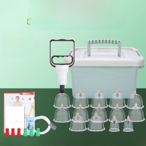 Vacuum For Home Cupping Device Thickened Air Extraction Cupping Large Size Gas Tank Medical Dampness Removal Storage Box Big Jar Full Set
