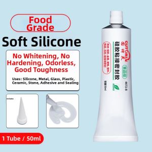 XIANGRUIBANG | Food Grade Silicone Adhesive Sealant Transparent High Temperature Resistant Fast Drying Waterproof