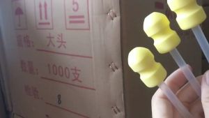 100pcs/Set Foam Tip Catheter For Sows Artificial Inse Mination Swin