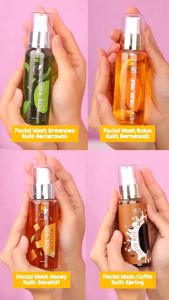 SR12 Facial Wash 100ml Original Sabun Cuci Muka Membersihkan Melembabkan Relaksasi Kulit Wajah