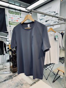 Quick Dry Outdoor Mens T-Shirt Milk Silk Fabric UV Protection Short Sleeve Sporty Comfortable Breathable Moisture Wicking