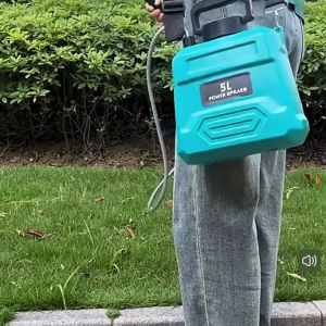 SUMINOE Electric Battery Sprayer 15L Rechargeable Garden Sprayer with 3 Nozzles 1200mAh for Farm Garden Cleaning