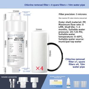 VOA | Fish Tank Chlorine Remover Filter Water Purifier for Aquarium Water Change