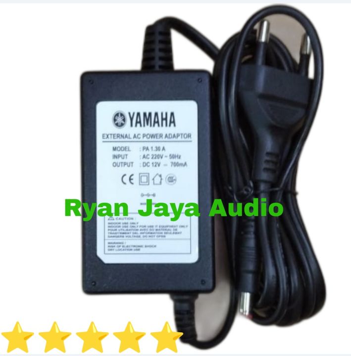 Chargeur 12V Compatible Yamaha PSR-F50 - Adaptateur Secteur EU, Sécurité CE/RoHS