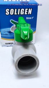 Valve Kran Bola PVC Soligen 1 Inch - Kualitas Premium dengan Desain Modern