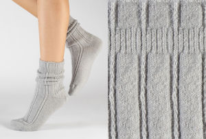 [Dong Life] Calzitaly Alpaca Socks Italian Original Import Warm Floor Socks Pure Color