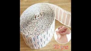 50/100Pcs Waterproof Breathable Cushion Adhesive Plaster Wound Hemostasis Sticker Band First Aid Medical Gauze Bandage bandaids