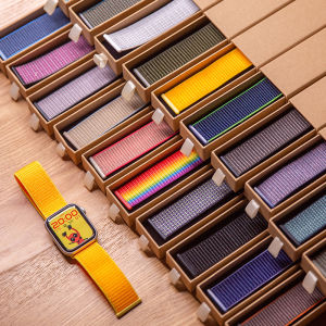 Nylon Strap for Watch Ultra 2/1 49mm Women Men 38mm 40mm 41mm 42mm 44mm 45mm 46mm lWatch Series 10 9 8 7 6 5 4 3 2 1 SE Sport Band