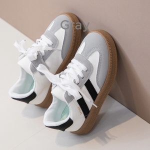 NICENINE Kids Fashion Shoes Skateboard Low Cut Sneakers Rubber Shoes For Chlidren Breathable Non-Slip Soft