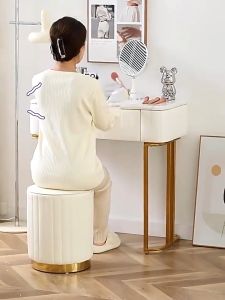 Nordic design Design Velvet Stool / Dressign Stool