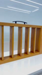 ระแนงอลูมิเนียมลายไม้สำเร็จรูปขนาด 1เมตรx90เซนติเมตร