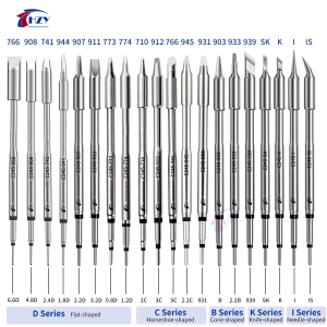 HZY C245 series Soldering Iron Tips I/IS/K/SK/939/945/966 Universal T245 Handle for T245 Soldering Station Phone Repair Tools