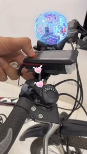 [TẶNG Dầu Tra Xích] Đèn xe đạp năng lượng mặt trời có còi chống nước 3 chế độ sáng - Hàng chính hãng dododios