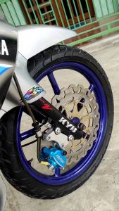 STRIPING STICKER LIS LES POLET yamaha jupiter z silver 2006 list body standar berkualitas termurah Mahkota Stiker