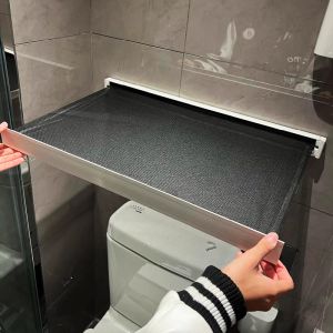 Bathroom Foldable Socks Drying Rack Towel Holder No Drilling Required Organizer for Underwear And Shoes European Style