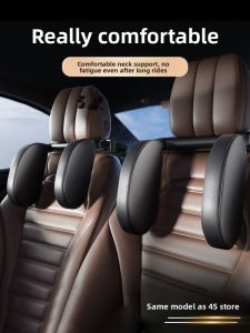 QUEXIANG | Side Sleeping Headrest Pillow for Car Rear Seat