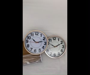 2A Wall Clock 6.5" Aesthetic Gold Wallclock for Bedroom and Living Room Decor (AP5106J)