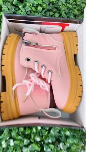 BEABA BABIES Girl Fashion Kids Shoes Leather Boots Martin Boots for Kids Girls and Boys