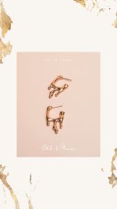 LILY & CANARY : EBB & FLOW Earrings ต่างหู หยดน้ำ