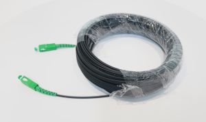 Fiber Optic Extension Wire APC SC to APC SC Single-mode Single-core Outdoor Optical Cable Convert Line Simplex Patch Cord 20M/30M/40M/50M/60M/70M/80M/90M/100M/110M/120M/150M/200M/250M/300M