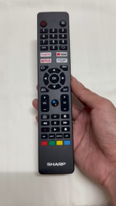 Remote điều khiển tivi SHARP Mã 06Giọng nói điều khiển TV SHARP internet - Tặng pin - T&U Remote