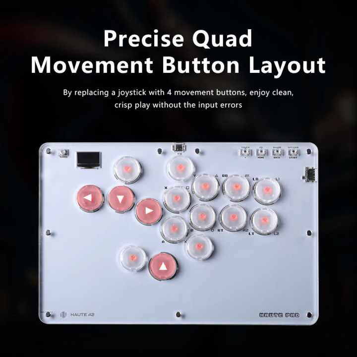 Haute42 Joystick Hitbox Keyboard Arcade Stick Controller For PS4/PS3 ...