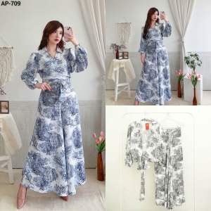 SETELAN KIMONO BEST SELLER / STELAN PP WANITA / ONESET KULOT LEBAR