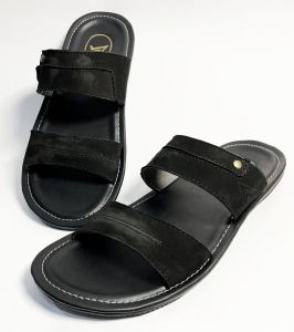 Sendal kulit pria Premium elegan kekinian Slop Flat Terbaru