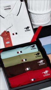 Áo Polo nam cao cấp cổ bẻ - Tặng Hộp Gói Quà Xịn - 10 màu Polo Italy Horse SIXMEN vải cá sấu cotton CVC Thoáng mát
