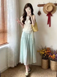 SENWA | Pretty and Suitable for Petite People Korean Style Dress Set