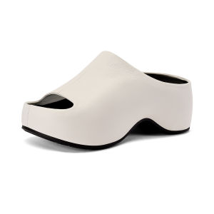 JESSICA SOPHIA | Cowhide Summer Women Slippers Platform Heel