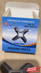 JF Pisau Cadangan Isi Ulang Stenlis Gilingan Daging 032 No.32 Knife Bison Meat Mincer Blade Stainless Steel Pisau Giling Daging No32 Seagull Round Knife Stainlist Carlton