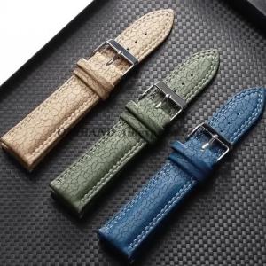 Leather Strap 18/20/22mm Crack Pattern Soft Retro Watch Band for Omega Bracelet Accessories Universal Waterproof Sport Wristbelt