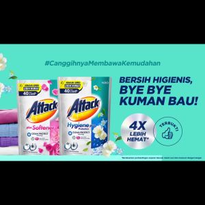 Attack Hygiene Plus Protection Deterjen Cair Semua Jenis Mesin Cuci 1200ml