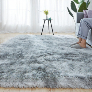 Durable Easy Clean Gradient Dyed Shaggy Rug