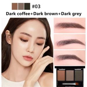 Eyebrow Powder Makeup With Brush 3 Colors 3 In 1 Cosmetic Lameila Eyebrows Waterproof