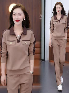 HUAXUNRAN | Plus Size Concealing Slimming Casual Two-Piece Set